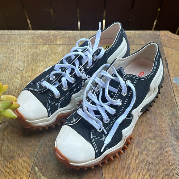 Converse Run Star Motion Ox Platform Trainers Black size mens 7.5 woman 9 - Picture 3 of 10